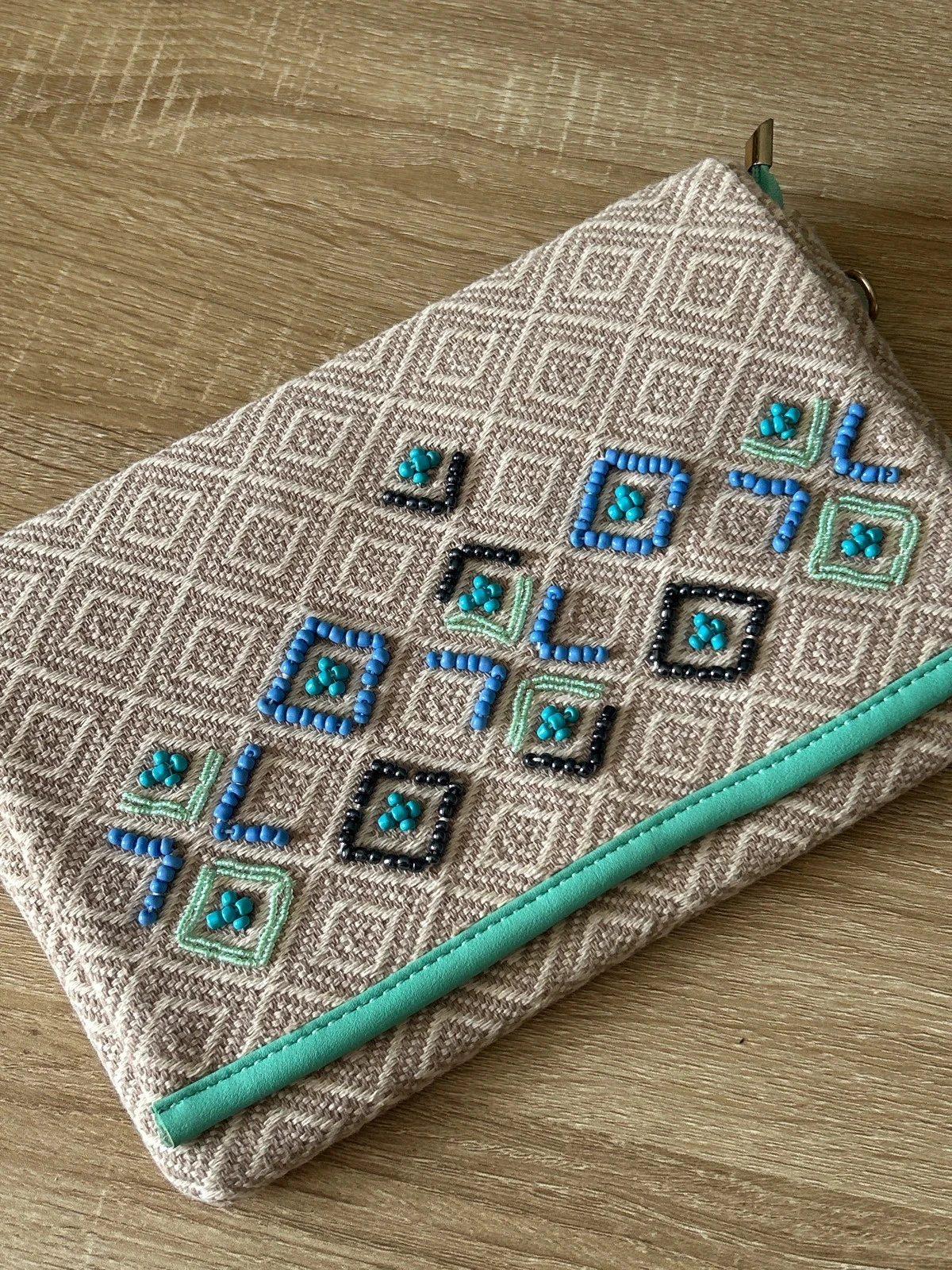 Vieille pochette bohème sans bandoulière